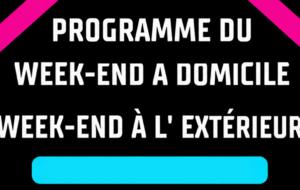 Matchs du Week end