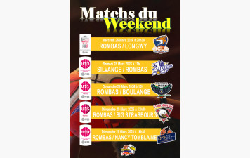 Matchs du Week end