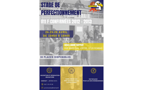 Stage de Perfectionnement U11F