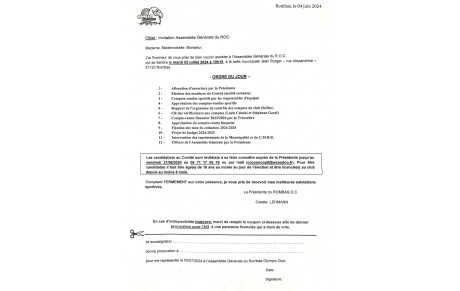 ASSEMBLÉE GÉNÉRALE