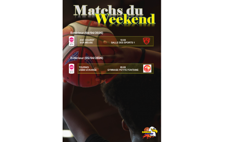 Matchs du Week end